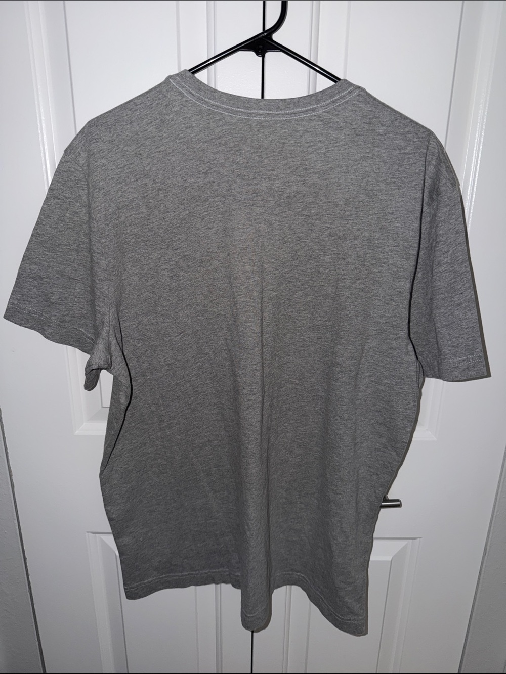 Life Is Good Grey Short Sleeve Tee with Red, White & Blue Flag Graphic - Picture 4 of 4